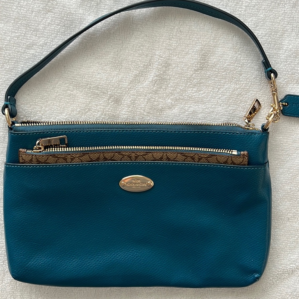 Small Coach handbag or Large wristlet